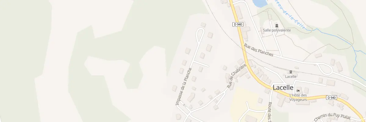 Plan du 5157 Le Bourg à Lacelle