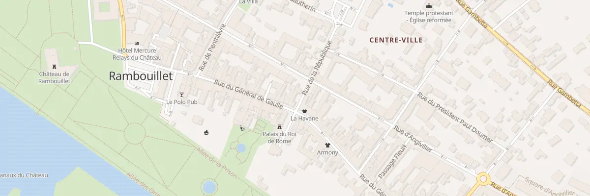 Plan du 5 Rue de la République à Rambouillet