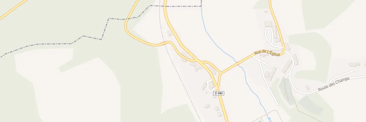 Plan du 5080 Le Bourg à Lacelle