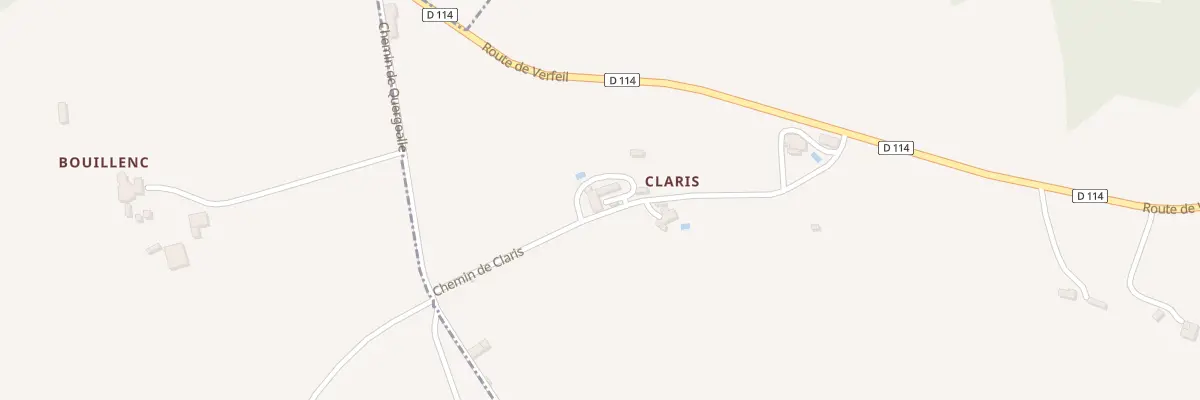 Plan du 5184 Claris à Féneyrols
