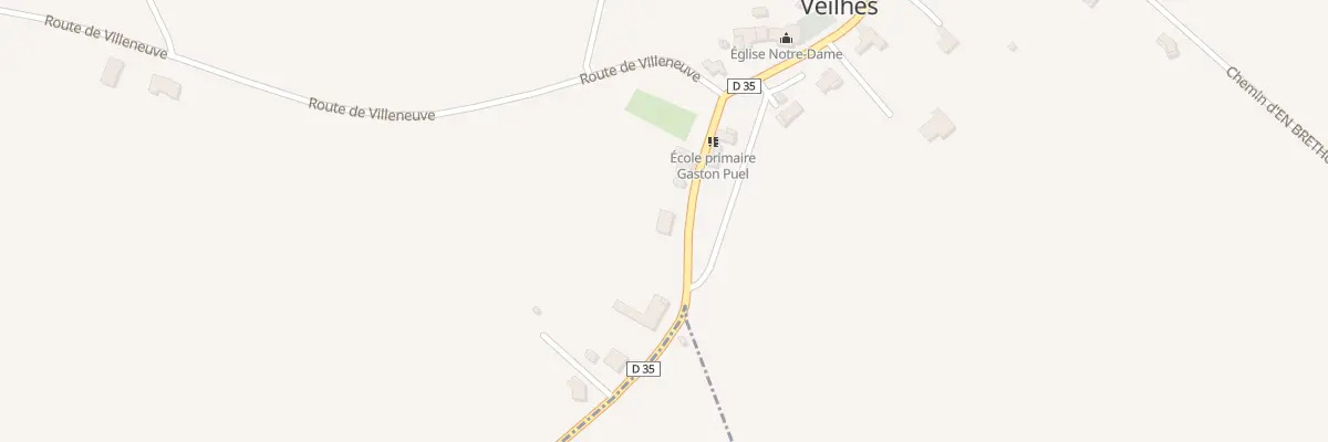 Plan du 5059 Bout du Village à Veilhes