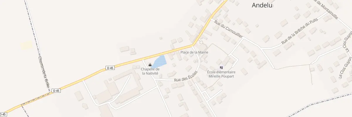 Plan du 6 Gr Grande Rue à Andelu