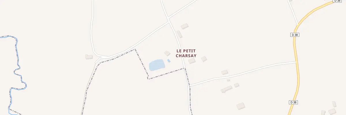 Plan du 1 Le Petit Charsay à Tranzault