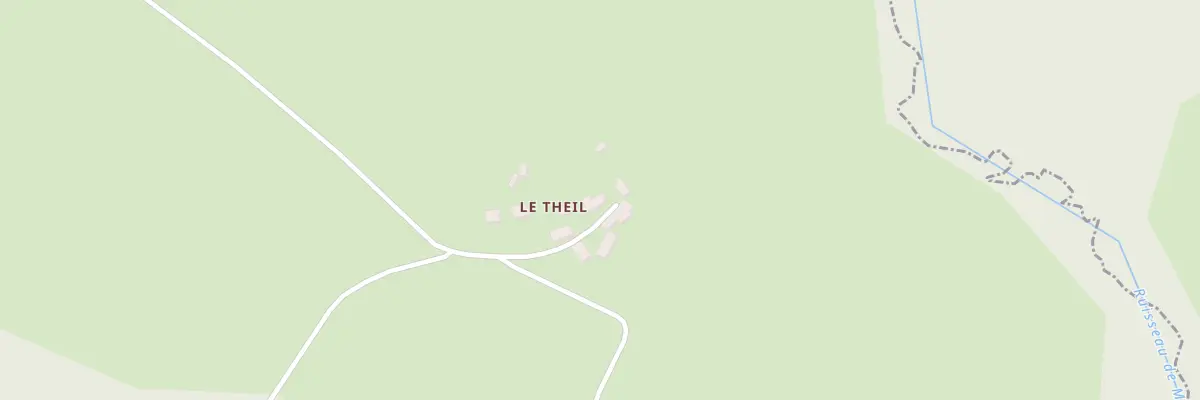 Plan du 4 Le Theil à Janaillat