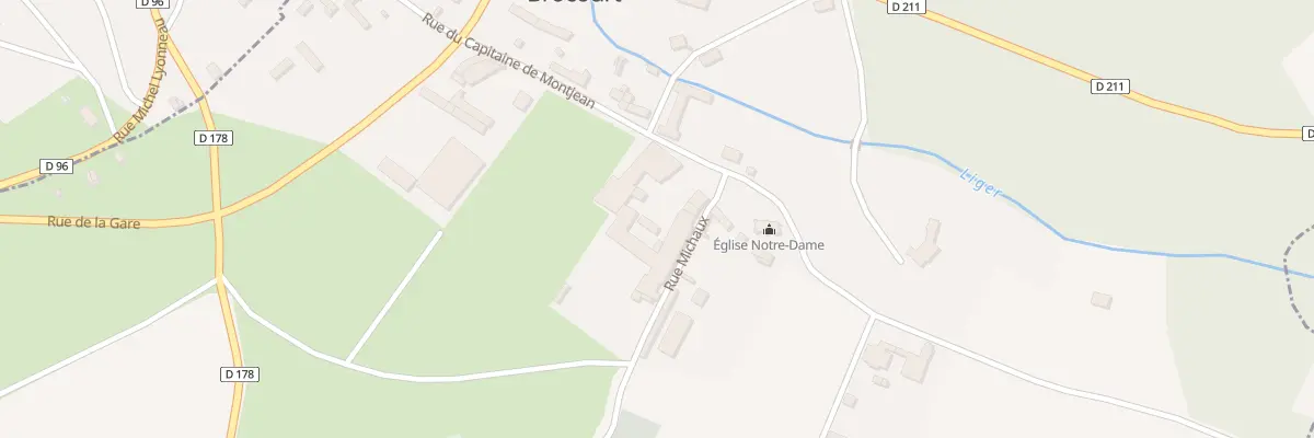 Plan du 9 Rue du Capitaine de Montjean à Brocourt