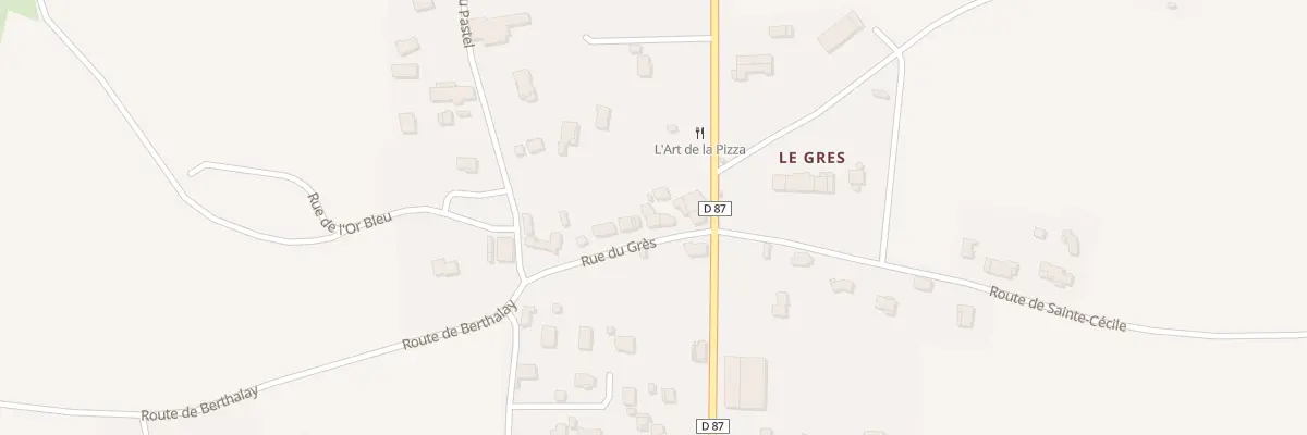 Plan du 40 Rue du Grès à Ambres