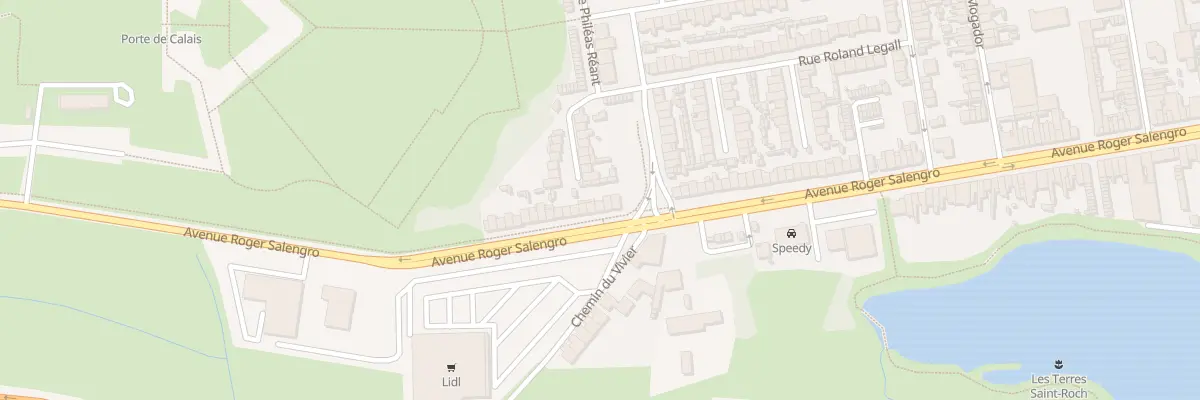 Plan du 1080 Av Roger Salengro à Calais