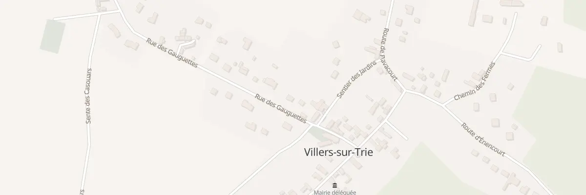 Plan du 16 Rue des Gauguettes à Trie-Château