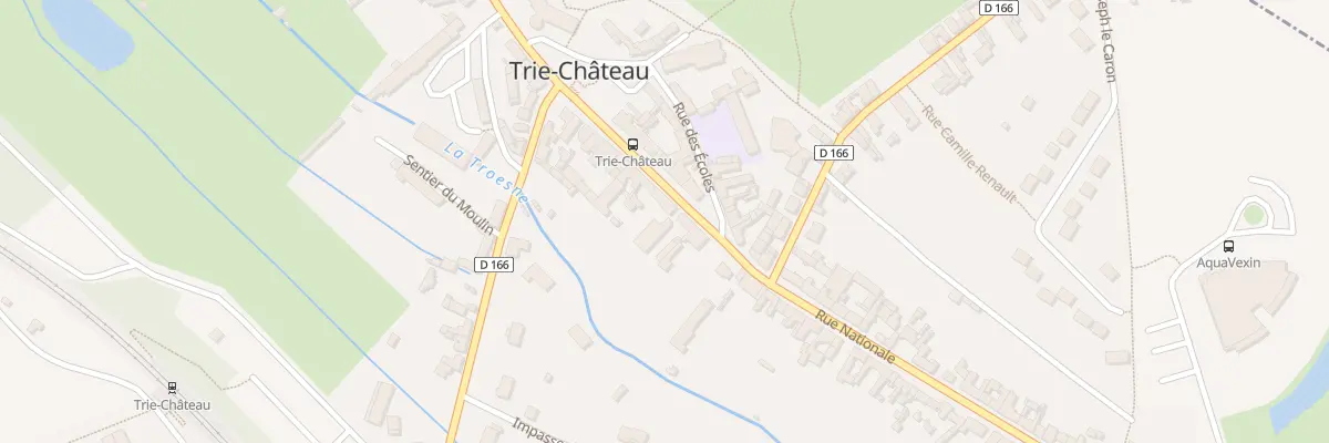 Plan du 100 Rue Nationale à Trie-Château