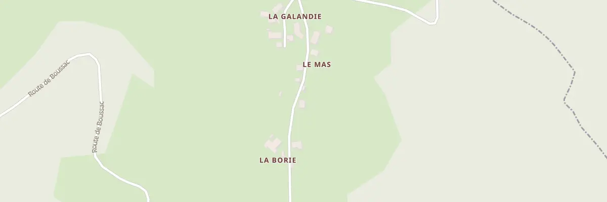 Plan du 5162 Le Mas Sud à Orliac-de-Bar