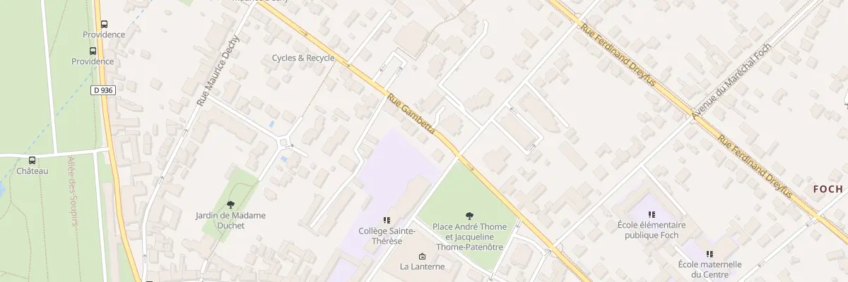 Plan du 61 Rue Gambetta à Rambouillet