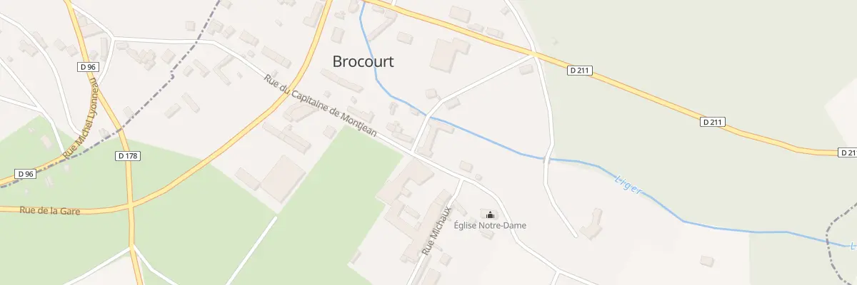 Plan du 18 Rue du Capitaine de Montjean à Brocourt