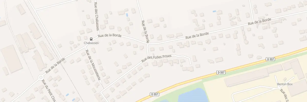 Plan du 68 Rue de la Borde à Ormes