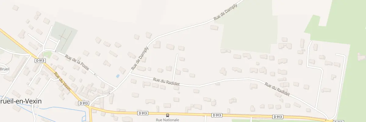 Plan du 8B Rue du Radidet à Brueil-en-Vexin