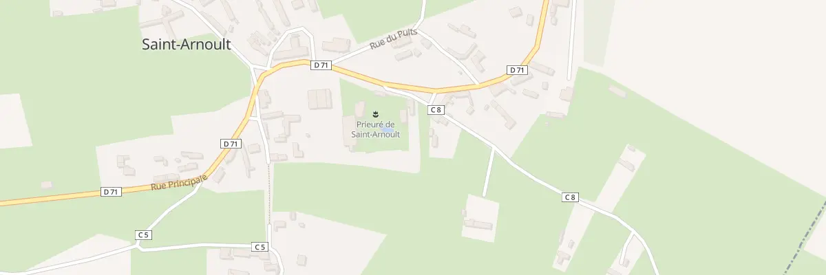 Plan du 2 Rue des Fonds d’Omécourt à Saint-Arnoult