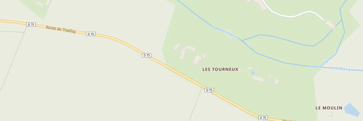 Plan du 96 Les Tourneux à Villeherviers