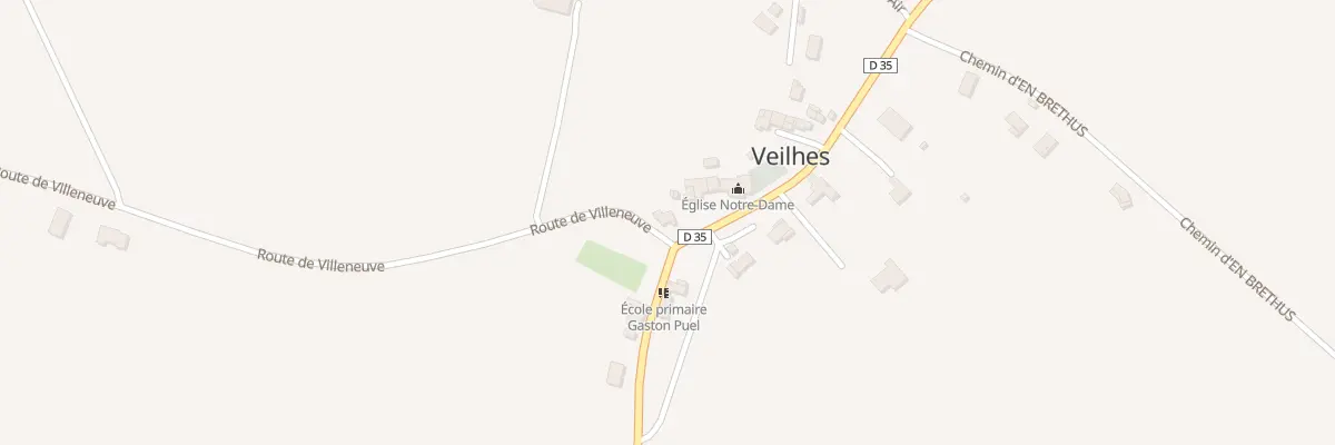Plan du 5042 Le Fort à Veilhes
