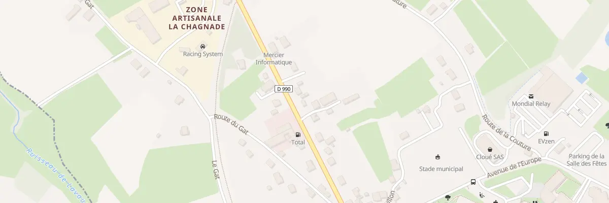 Plan du 30 Av de la République à Aigurande