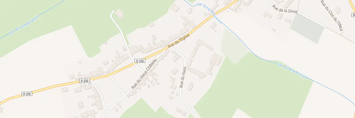 Plan du 29 Rue du Hant à Fiennes