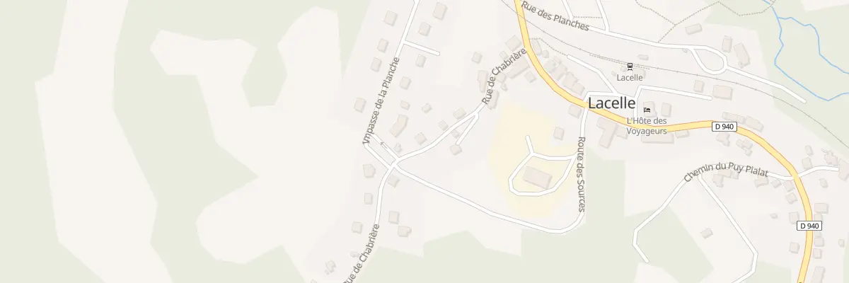 Plan du 5071 Le Bourg à Lacelle