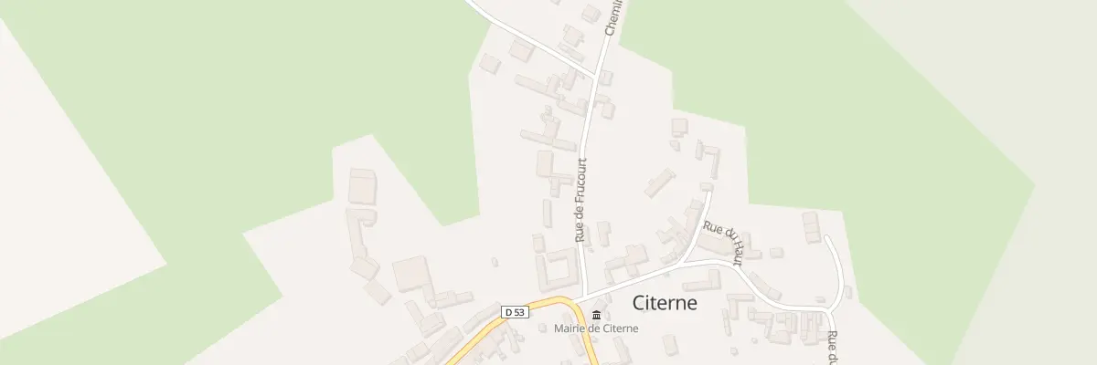 Plan du 5 Rue de Frucourt à Citerne