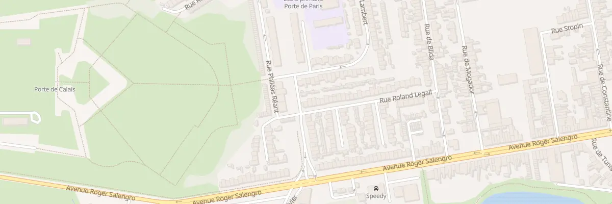 Plan du 3 Rue Roland Legall à Calais
