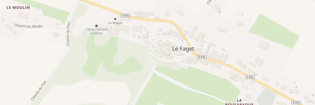 Plan du 22 Le Village au Faget