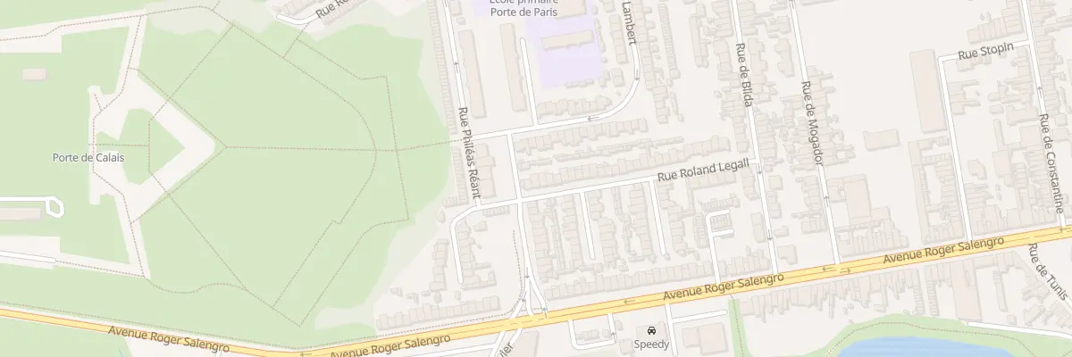Plan du 5 Rue Roland Legall à Calais