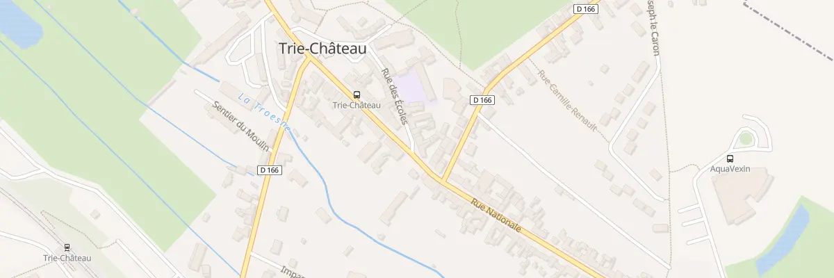 Plan du 18 Rue des Ecoles à Trie-Château