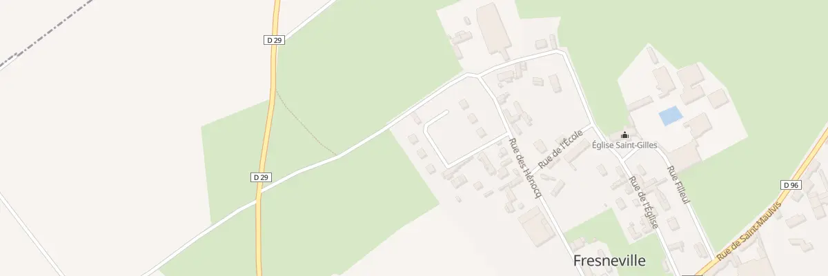 Plan du 24B Rue Charles de Gaulle à Fresneville
