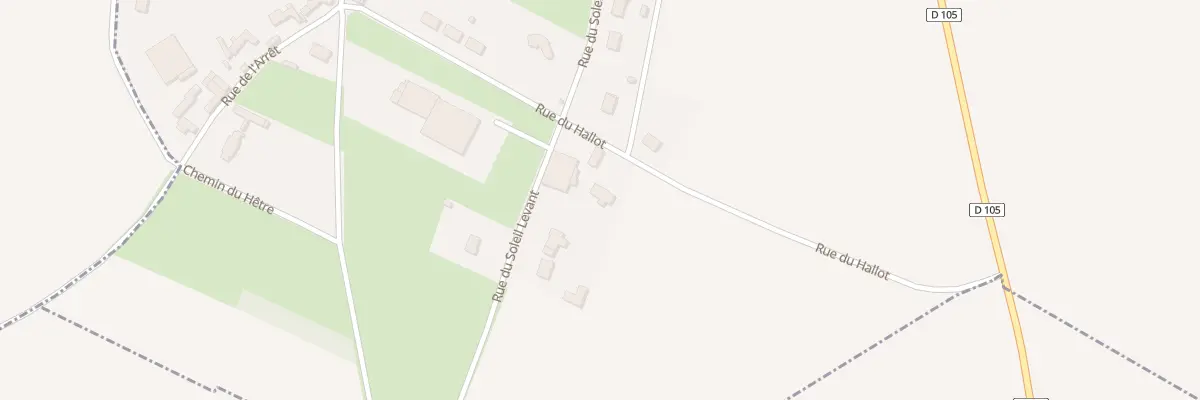 Plan du 250 Rue du Hallot à Forest-l’Abbaye
