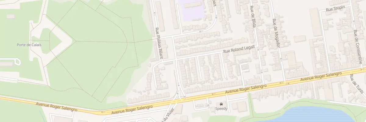 Plan du 24 Rue Georges Piérru à Calais
