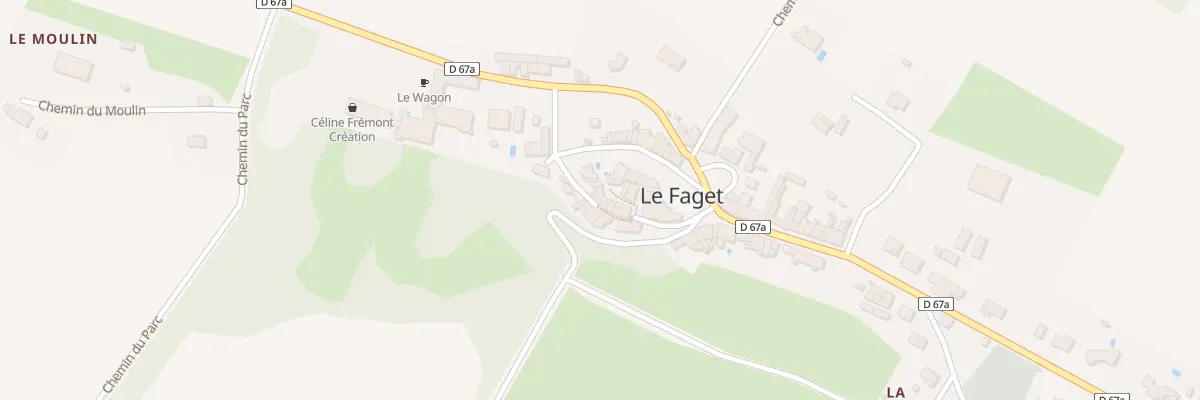 Plan du 9001 Le Village au Faget