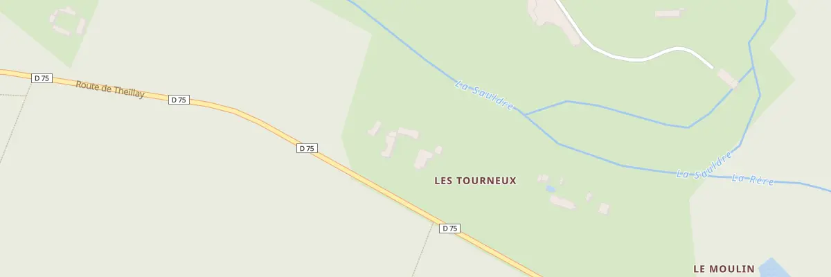 Plan du 97 Les Tourneux à Villeherviers