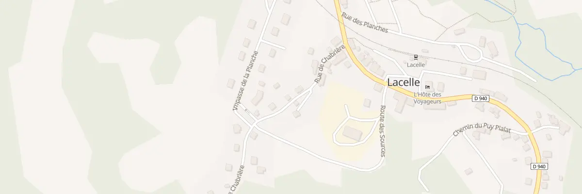 Plan du 5070 Le Bourg à Lacelle