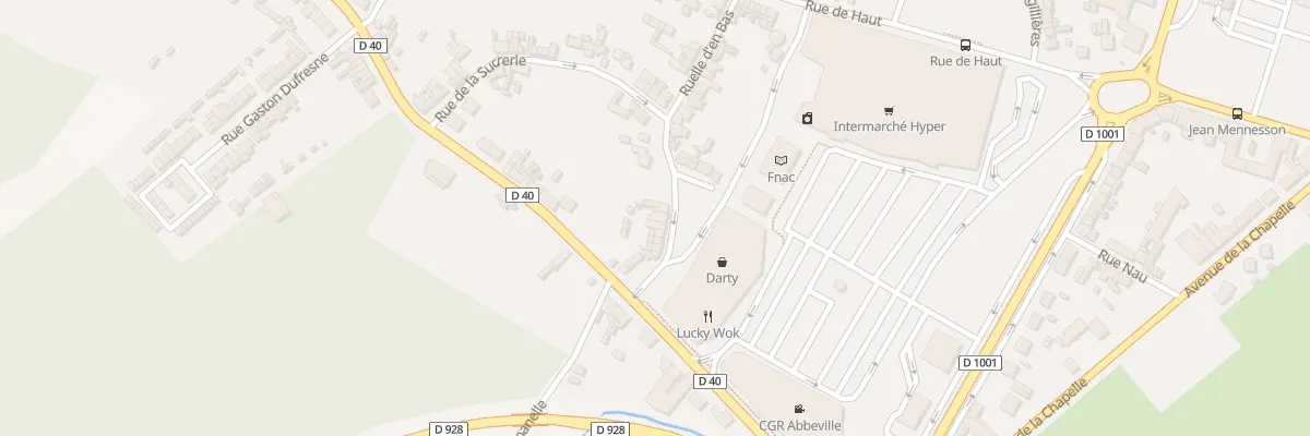 Plan du 13 Rue de la Cressonnière à Abbeville