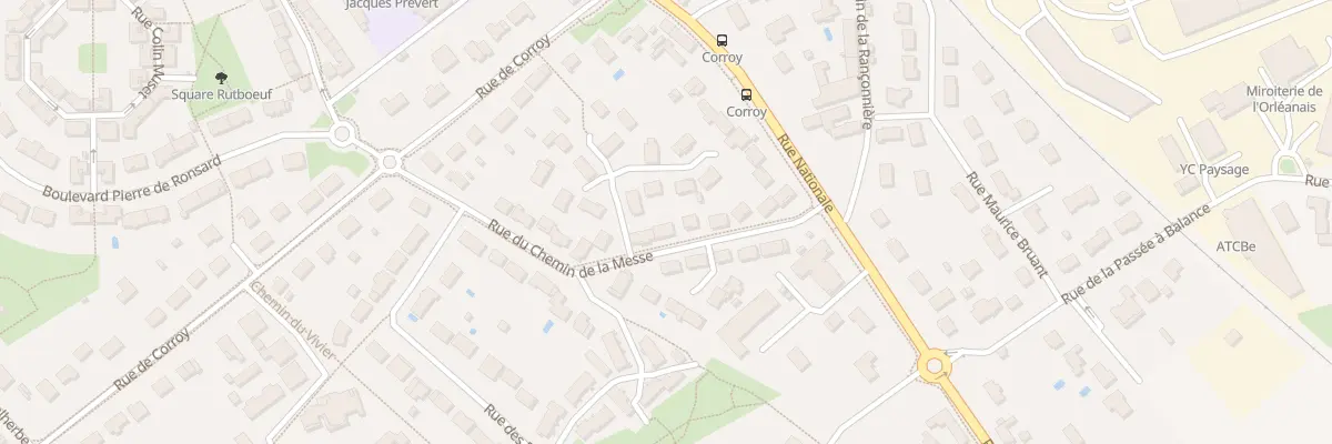 Plan du 8 Rue du Chemin de la Messe à Ormes