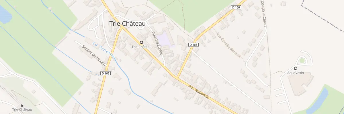 Plan du 77B Rue Nationale à Trie-Château
