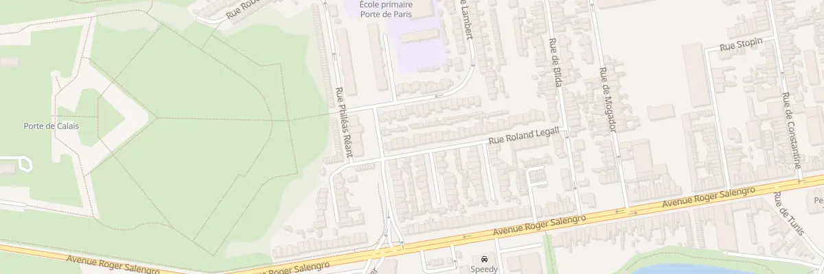 Plan du 11 Rue Roland Legall à Calais