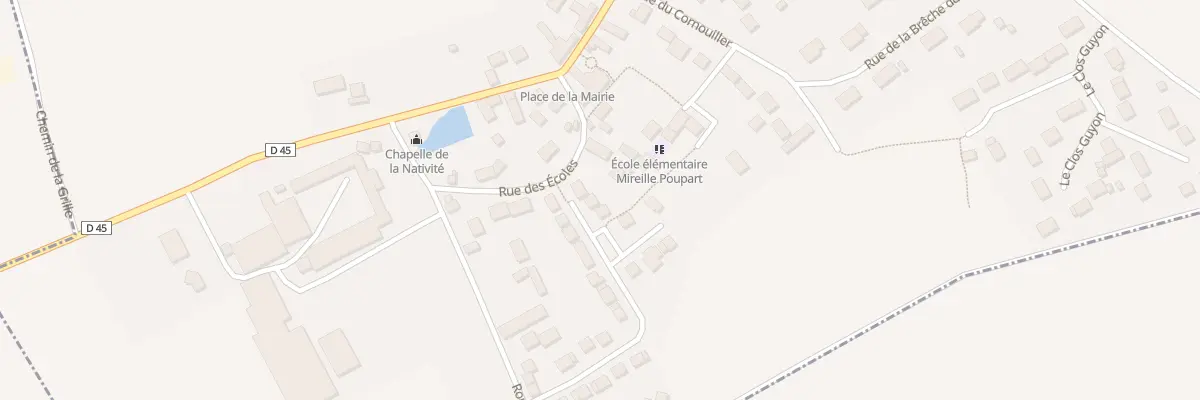 Plan du 21 Rue des Muriers à Andelu