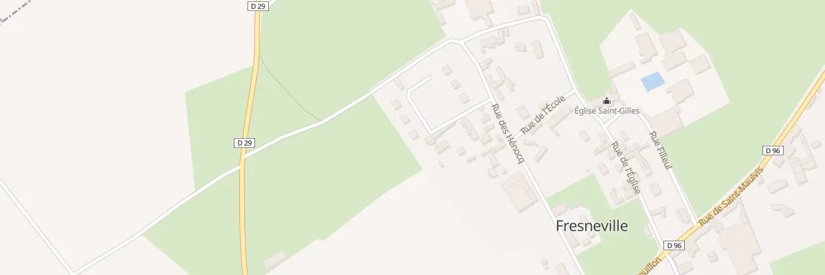 Plan du 26 Rue Charles de Gaulle à Fresneville