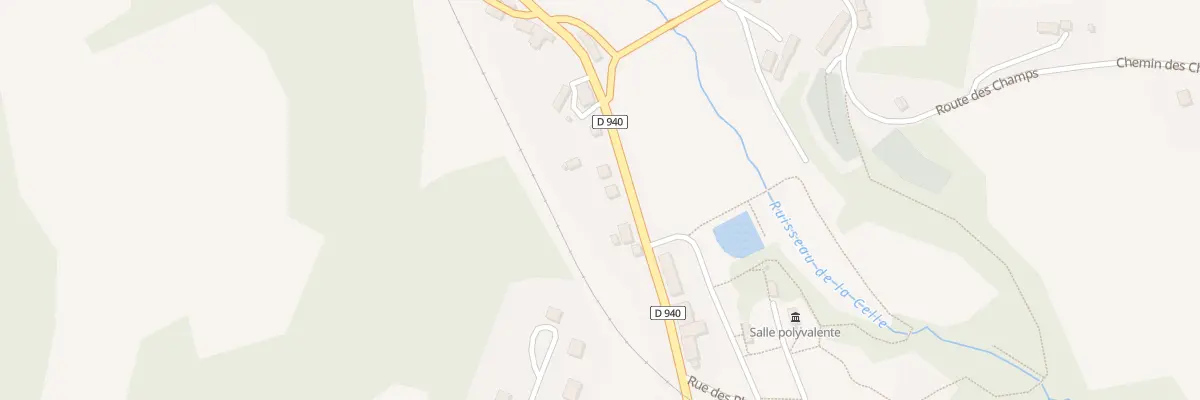Plan du 5075 Le Bourg à Lacelle