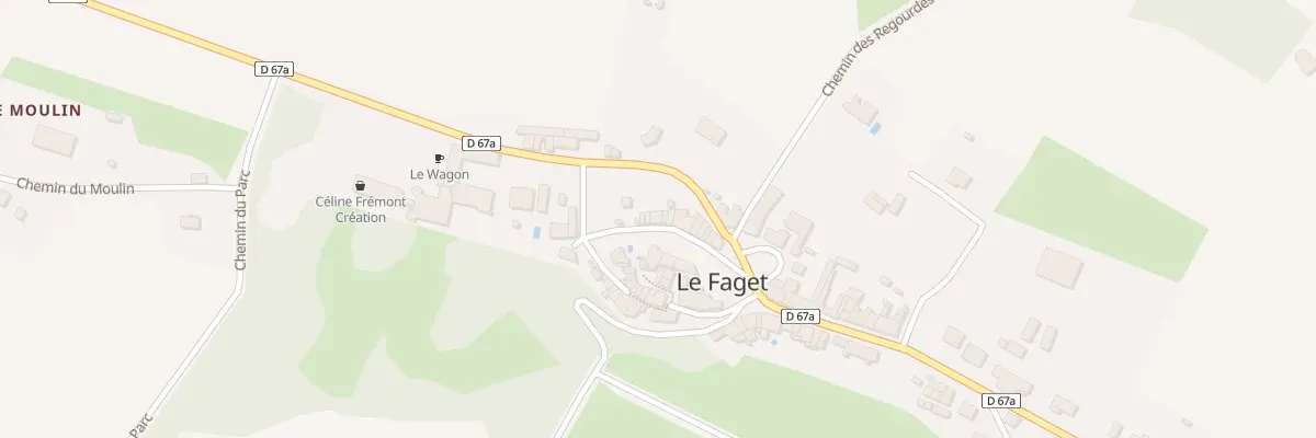 Plan du 26 Le Village au Faget