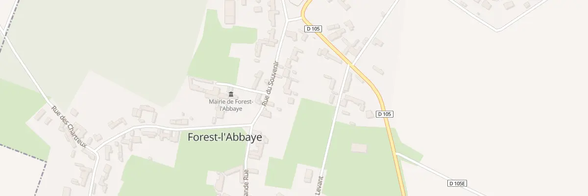 Plan du 76 Rue du Souvenir à Forest-l’Abbaye