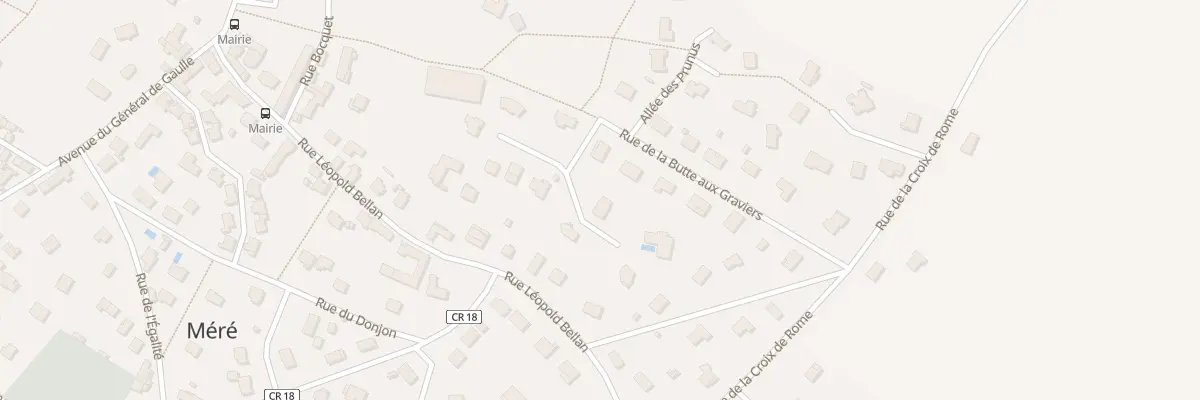 Plan du 3B All du Manège à Méré