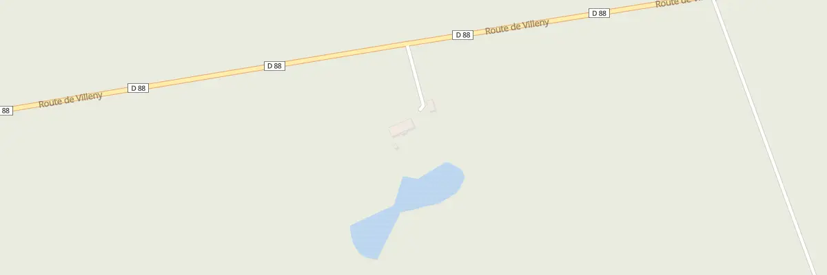 Plan du 1255 Rte de Villeny à Yvoy-le-Marron