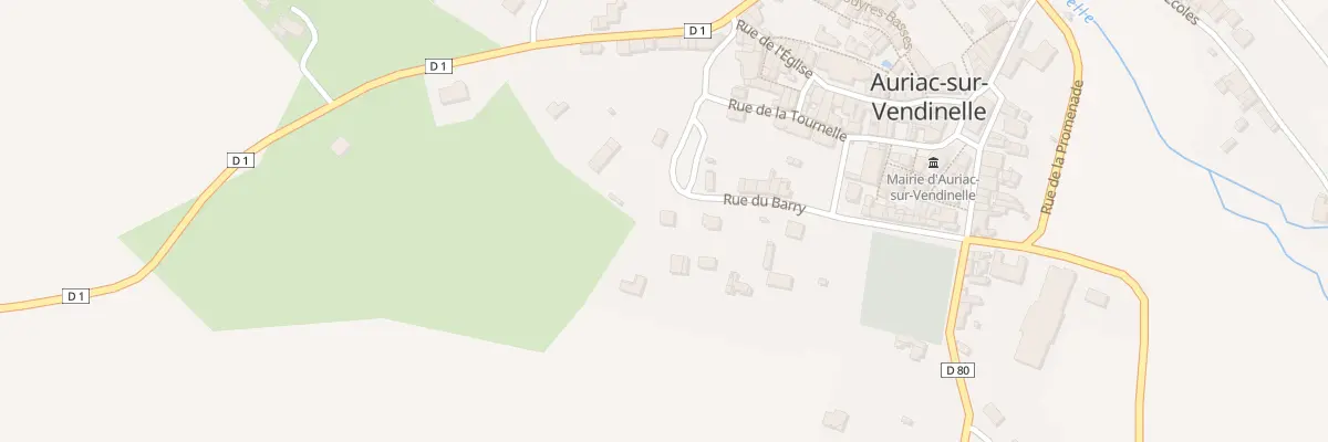 Plan du 5 Rue du Barry à Auriac-sur-Vendinelle
