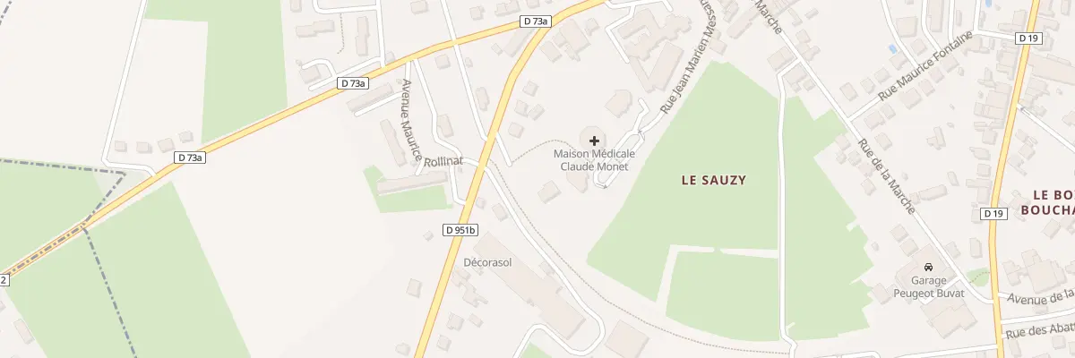 Plan du 21 Av Rollinat à Aigurande