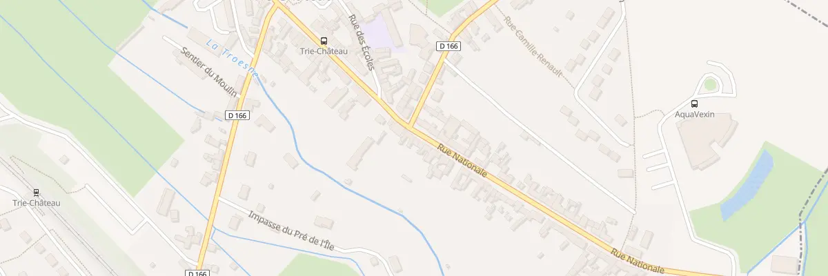 Plan du 110 Rue Nationale à Trie-Château