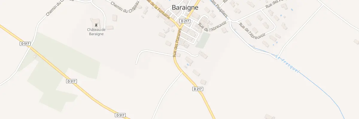 Plan du 5B Rue des Platanes à Baraigne